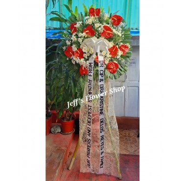 FLOWER STANDEE B22...